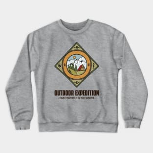 Outdoor Adventure Compass Crewneck Sweatshirt